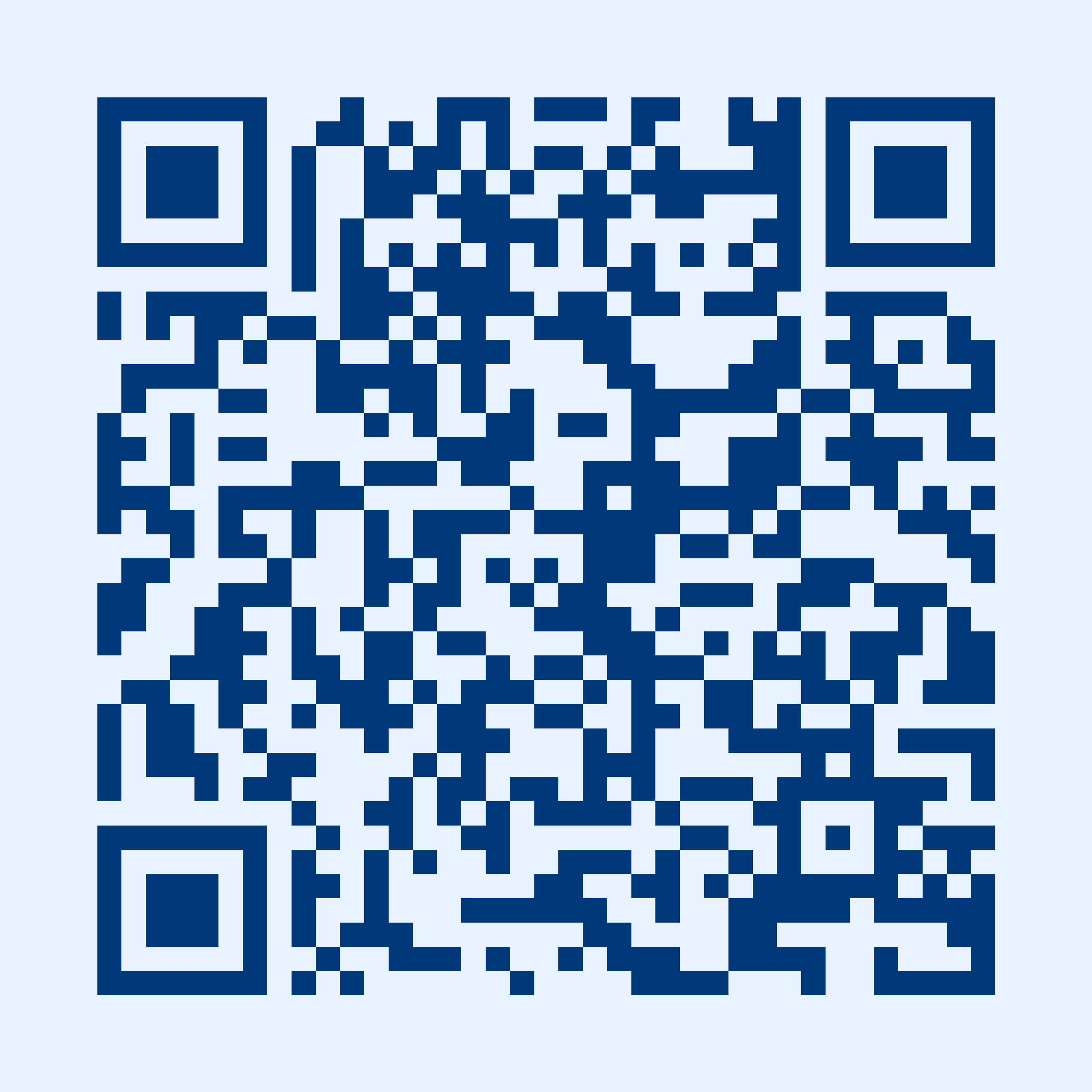 ICB Big Blue Table Fundraiser QR Code